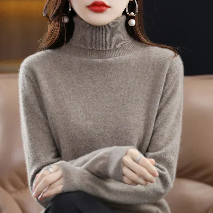 Alix | Pull Élégant col Roulé