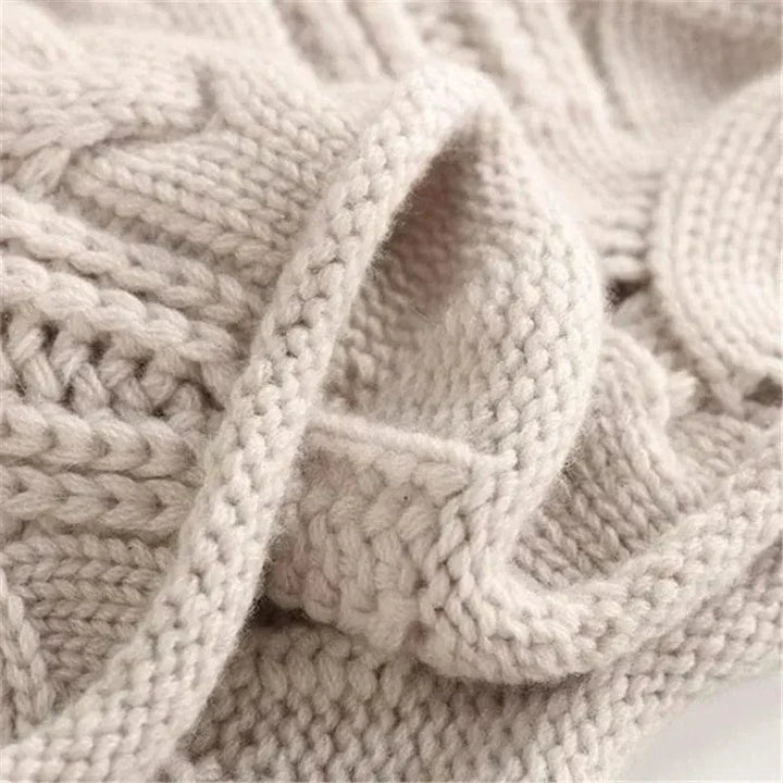 Alix | Pull Enveloppant à Col Roulé