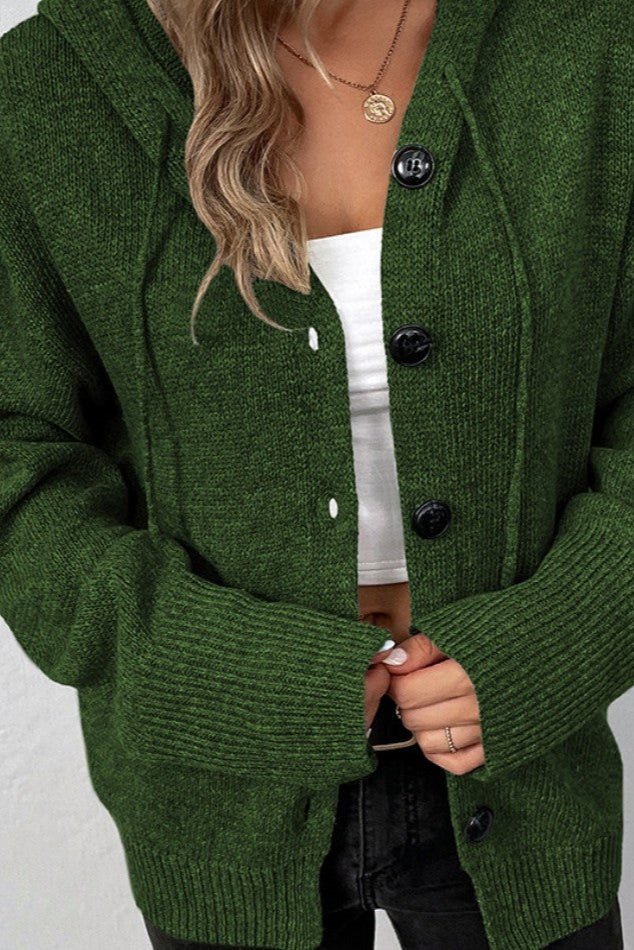 Camille | Cardigan en Tricot à la Ligne Douce