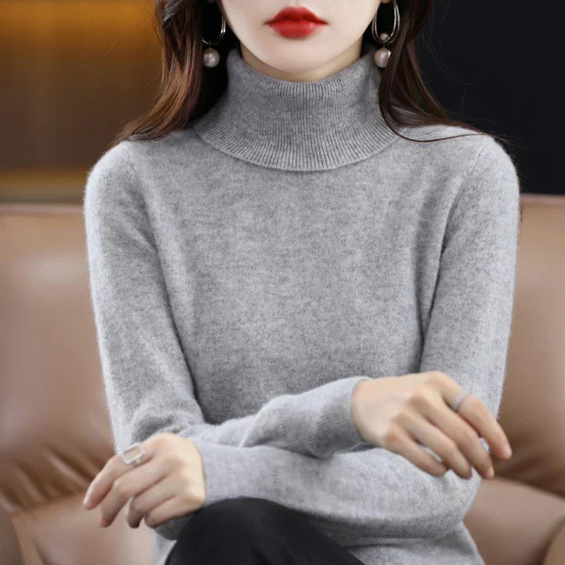 Alix | Pull Élégant col Roulé