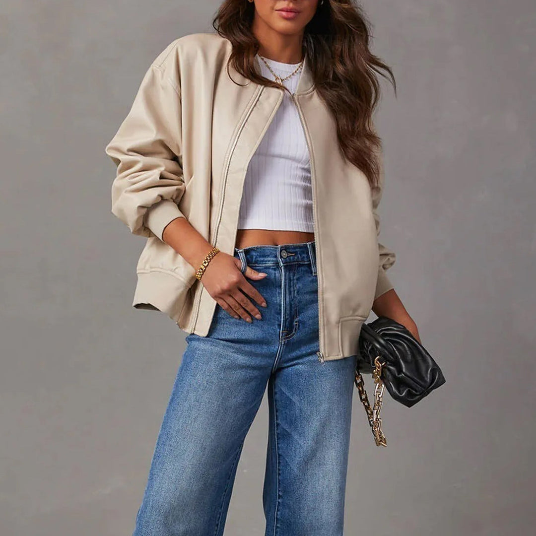 Indigo | Blouson aviateur oversize pour femme