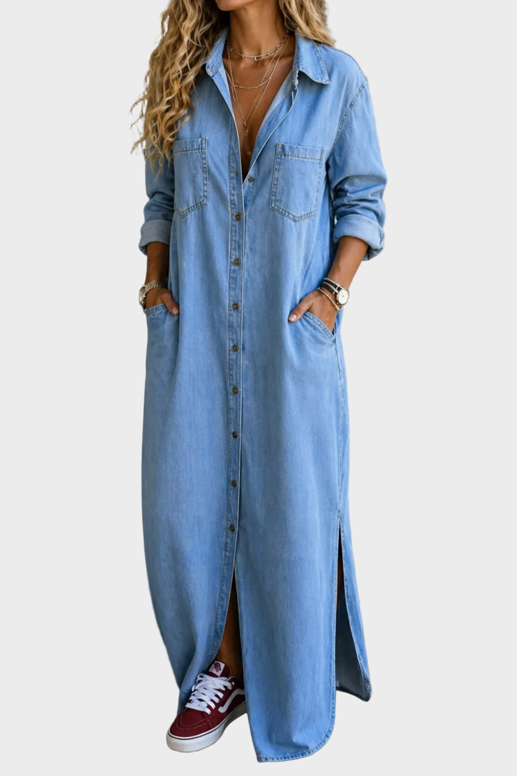 Léa | Robe Avec Boutons