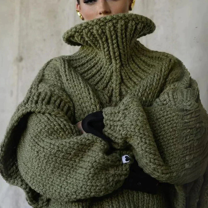Daisy | Pull col roulé surdimensionné et confortable