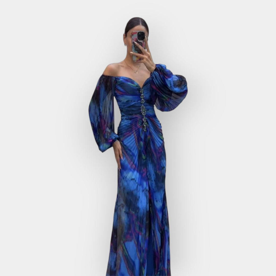 Robe avec fente