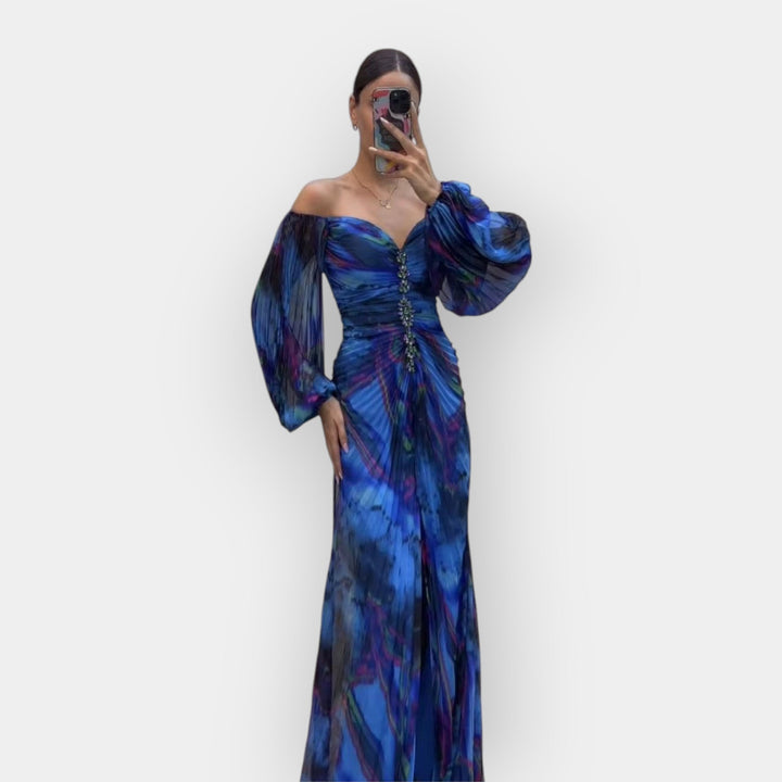 Robe avec fente