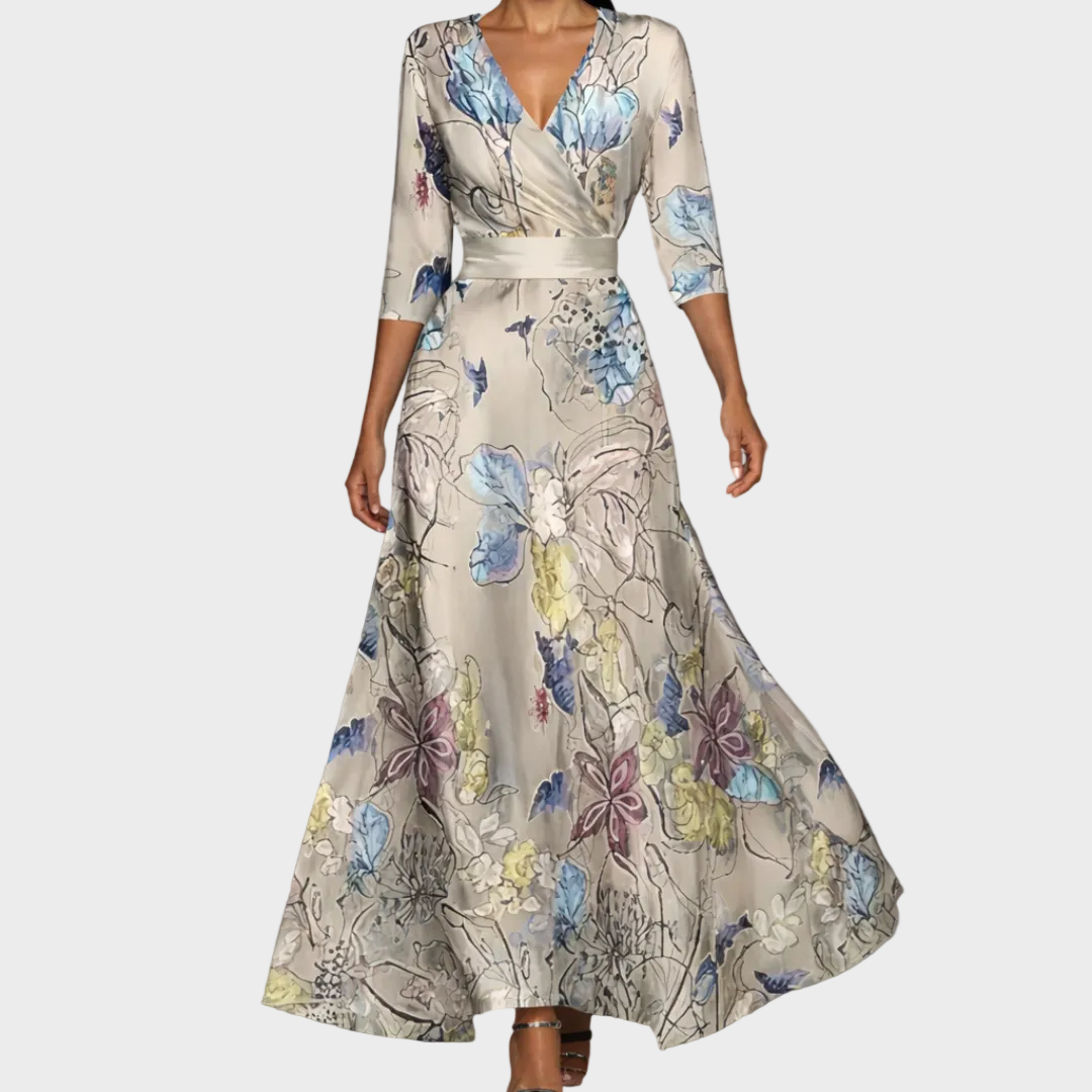 Chloé | Robe Maxi Élégante et Aérienne