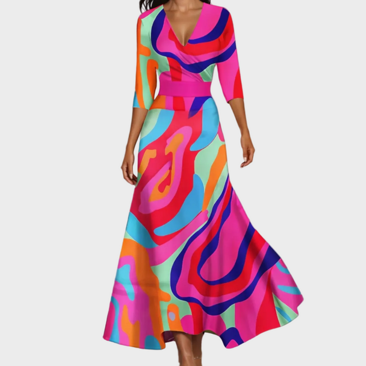 Chloé | Robe Maxi Élégante et Aérienne