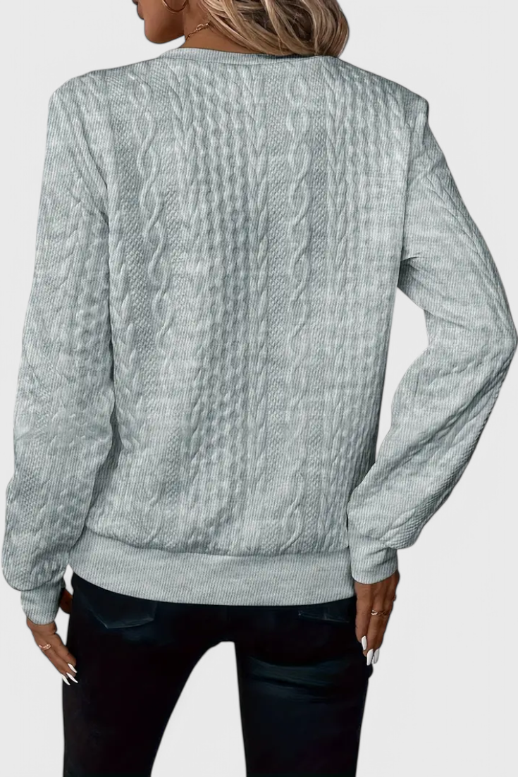 Manon | Pull Texturé à Zip