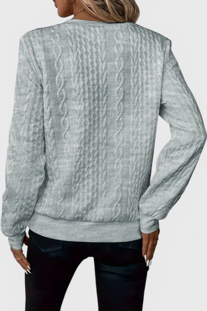 Manon | Pull Texturé à Zip