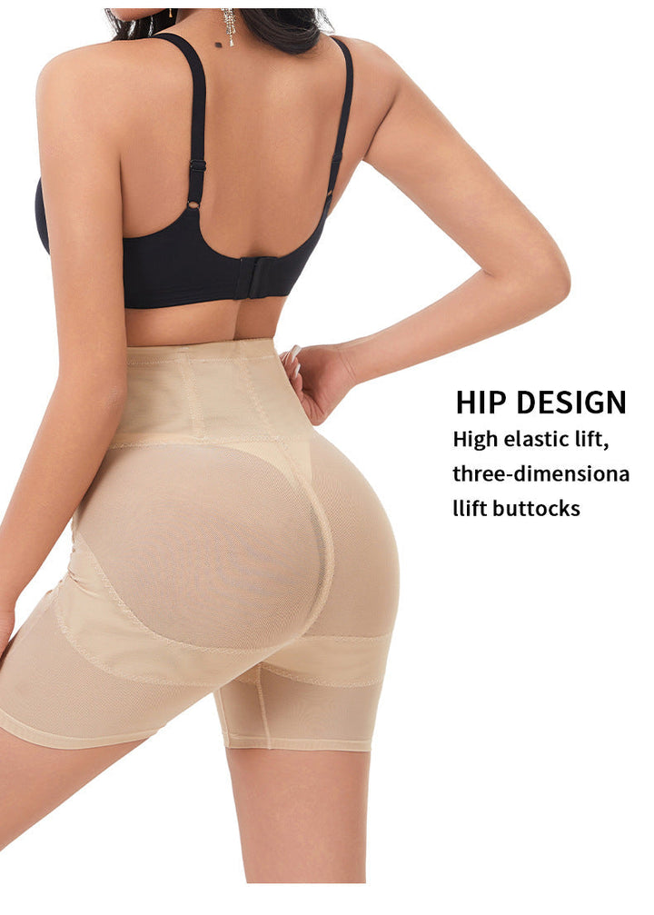 Pantalon Sculptant Avec Empiècements En Mesh Croisés