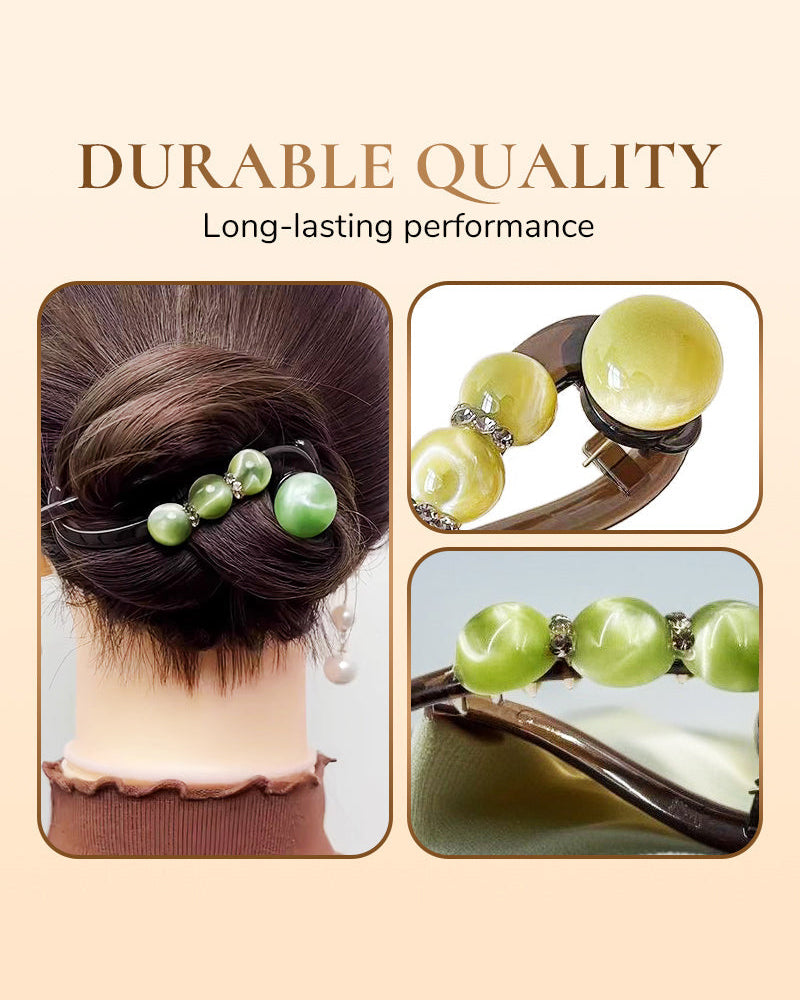 Barrette Élégante Pour Coiffures Vers L’Arrière