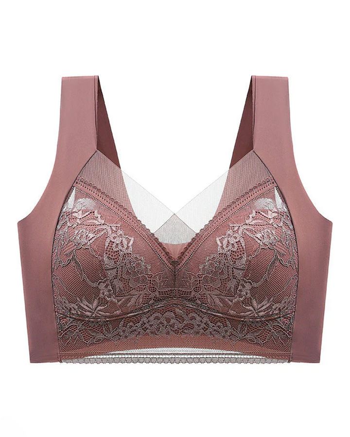 👙 Super Confortable Et Doux Soutien-Gorge Dentelle Pour Femmes Sans Armature