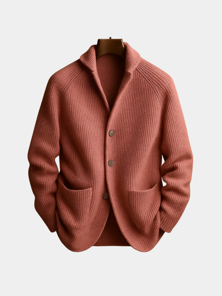 Raphaël | CARDIGAN EN LAINE CÔTELÉE POUR HOMME
