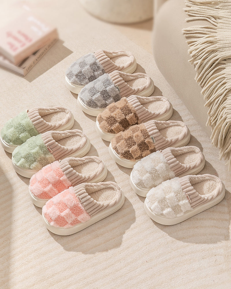 Chaussons chauds antidérapants pour l'intérieur de la maison
