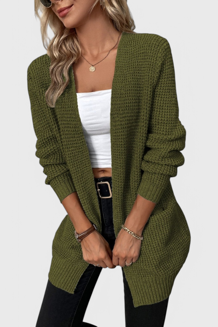 Inès | Cardigan Élégant de la Ligne Douce