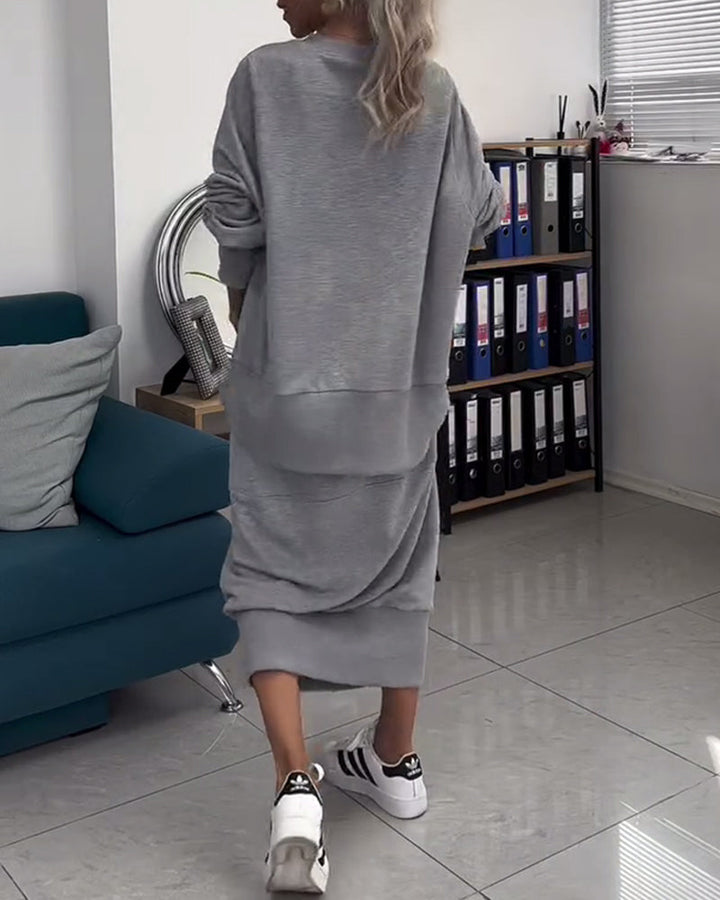 Sweat & Jupe Ensemble Coordonné