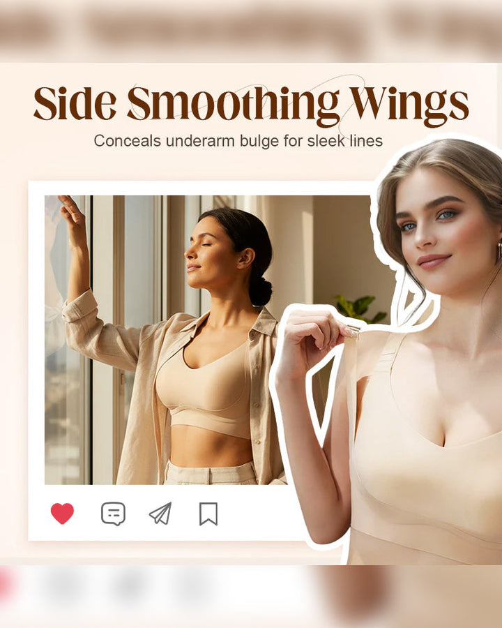 Soutien-Gorge Anti-Affaissement Couverture Complète Sans Fil Support
