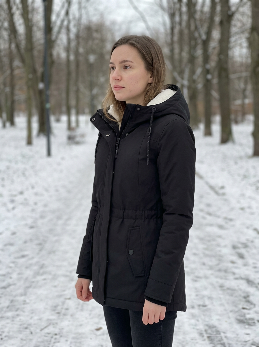 Maëlle – Le manteau qu’on enfile sans réfléchir, même les matins pressés.
