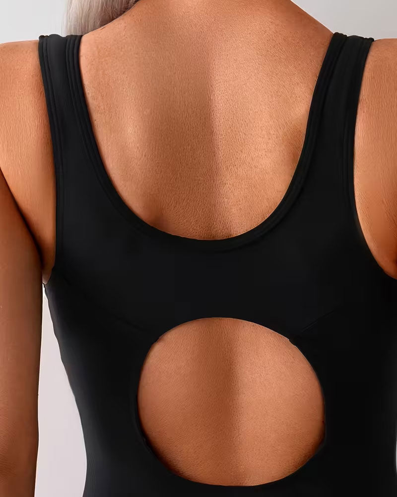 Maillot De Bain Une Pièce Color-Block Imprimé