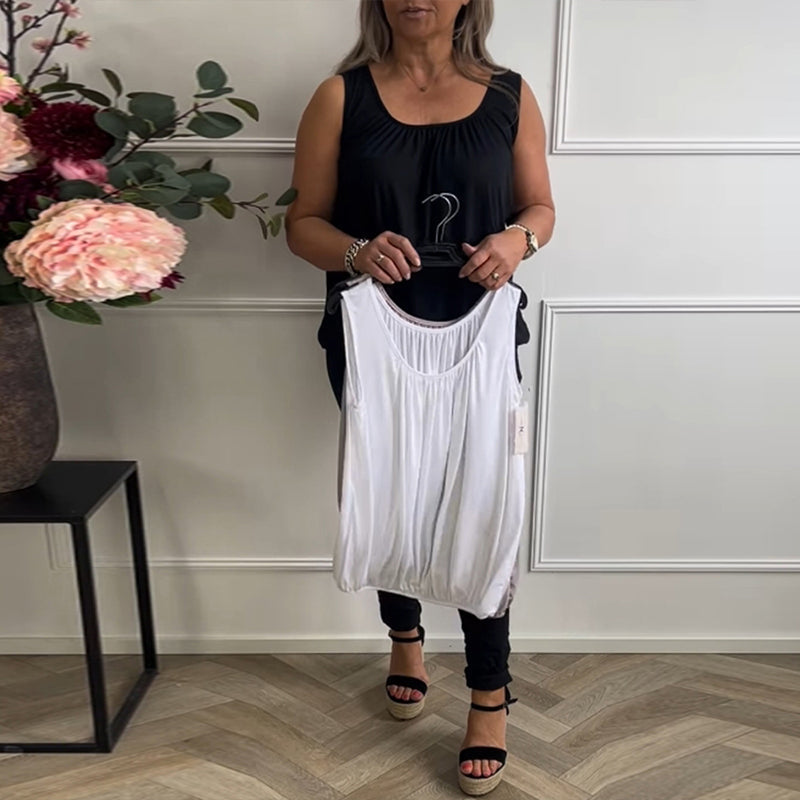 Débardeur Soutien-Gorge Intégré Encolure En U Casual