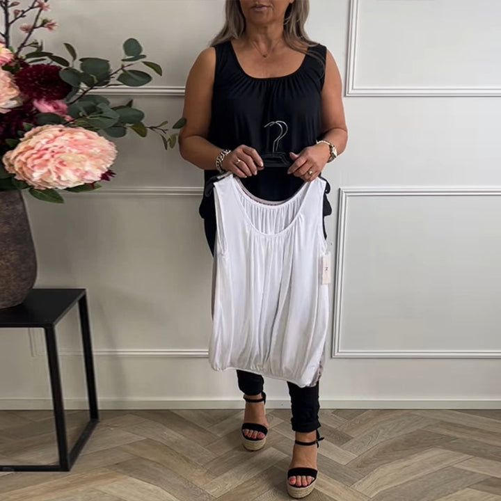 Débardeur Soutien-Gorge Intégré Encolure En U Casual