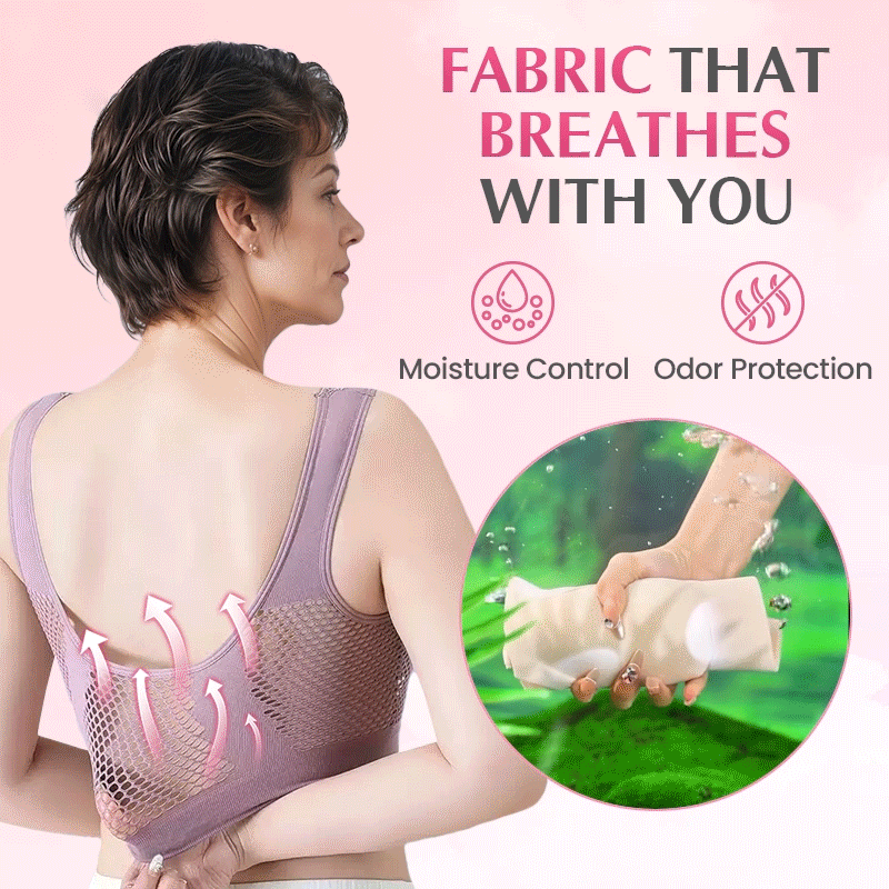 Soutien-Gorge Gainant En Coton Pur Confortable Et Sans Boutons