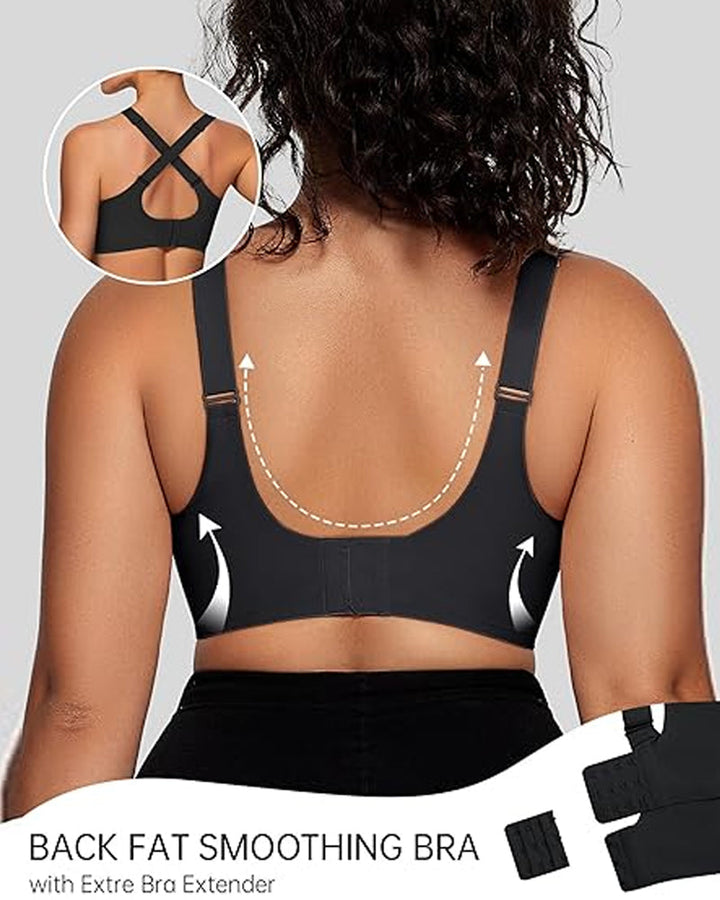 Soutien-Gorge Sans Armature Pour Femme En V Mesh – Bralette Confortable Et Offrant Un Bon Maintien