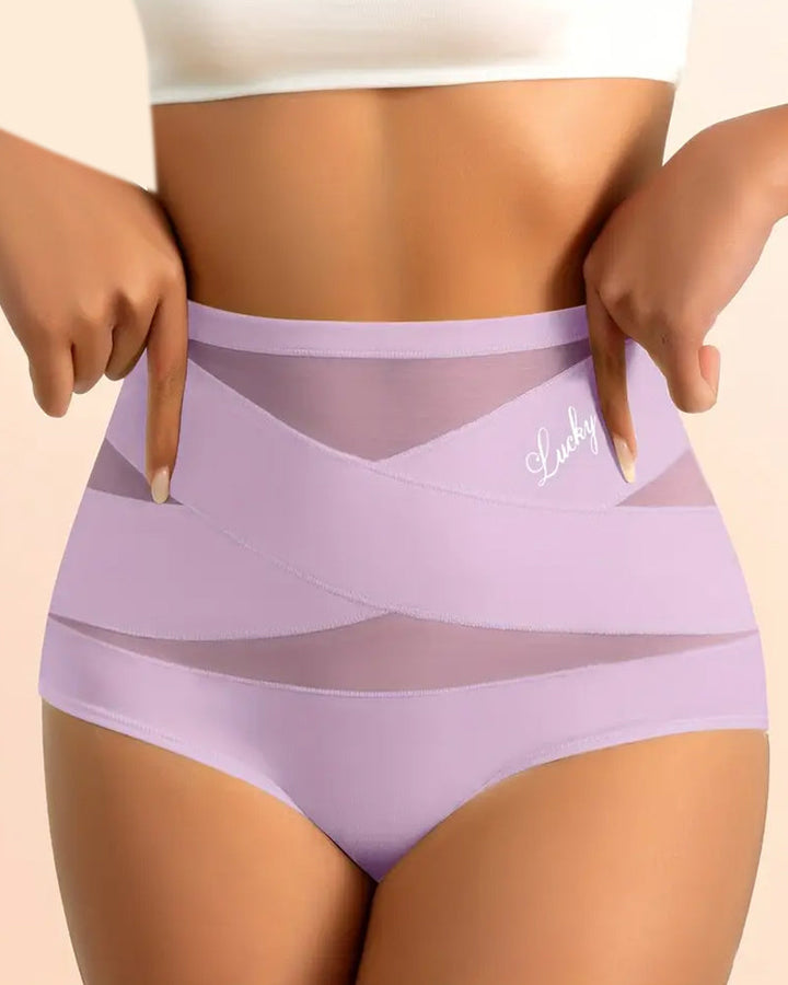 Sous-Vêtements Femme Taille Haute Sans Couture Contrôle Du Ventre Rehausse Fessier