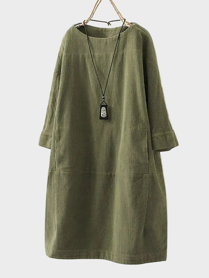 Chloé | Midi en velours côtelé délicat et coupe ample