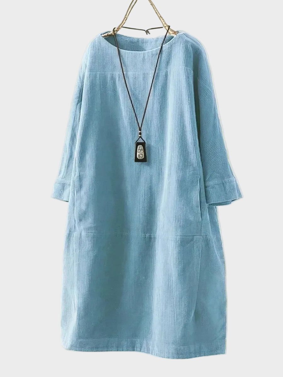 Chloé | Midi en velours côtelé délicat et coupe ample