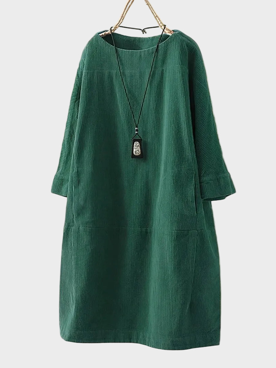 Chloé | Midi en velours côtelé délicat et coupe ample