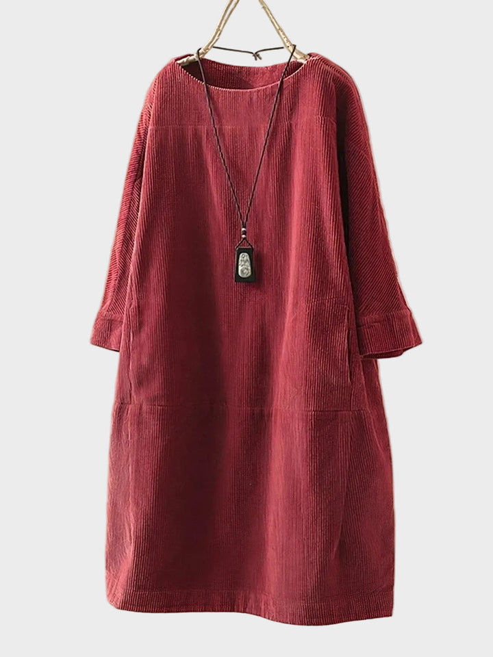 Chloé | Midi en velours côtelé délicat et coupe ample