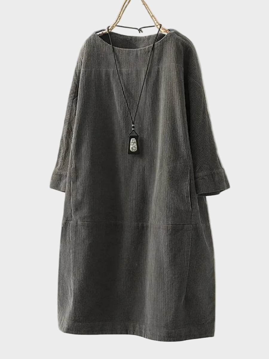 Chloé | Midi en velours côtelé délicat et coupe ample