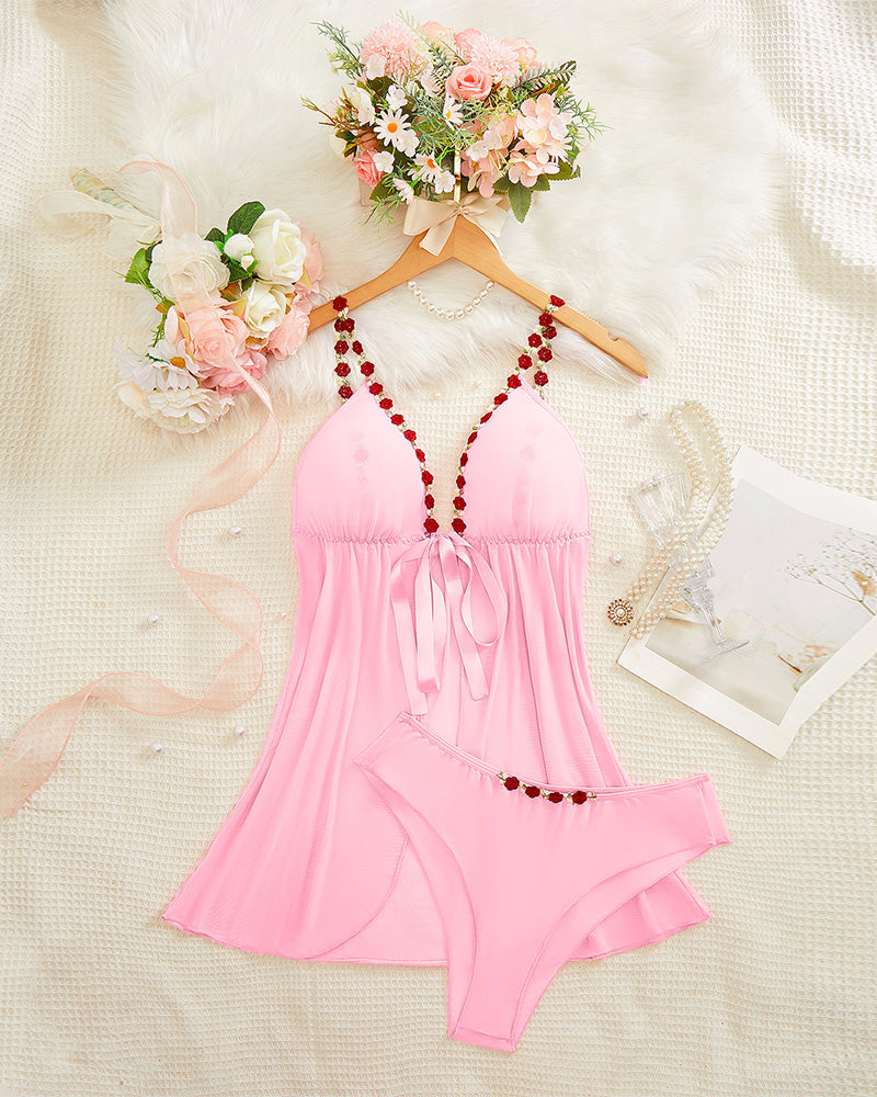Chemise De Nuit Sexy Maille