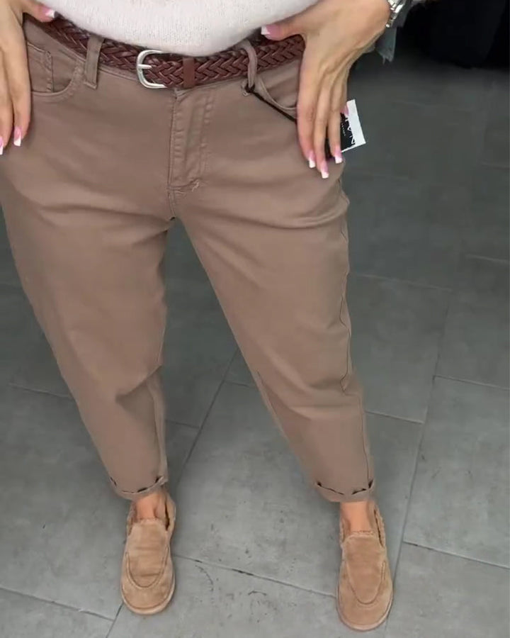 Pantalon Mode Cargo Décontracté
