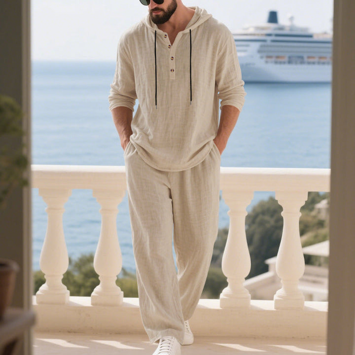 Ensemble Deux-Pièces Mode Homme Décontracté Long