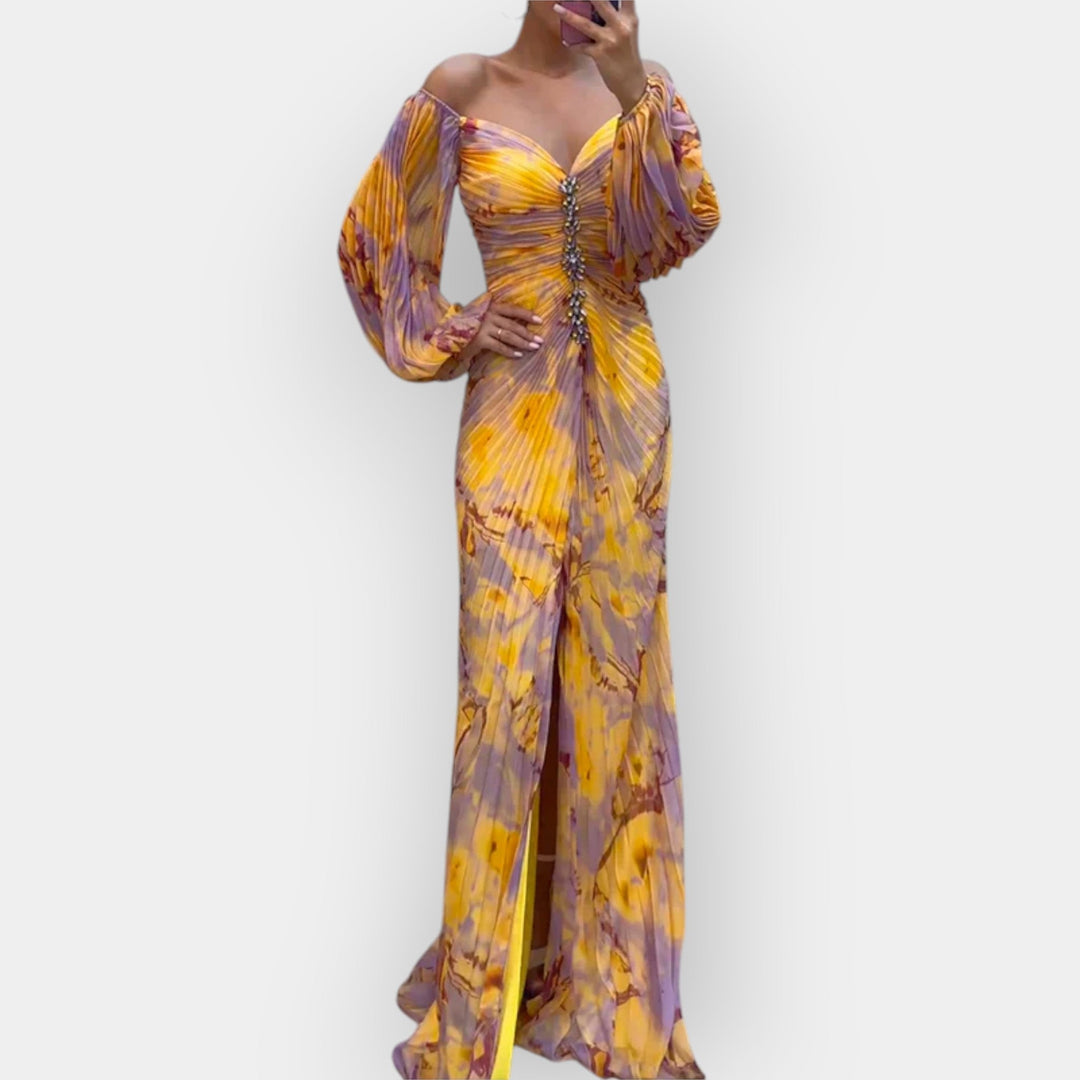 Robe avec fente