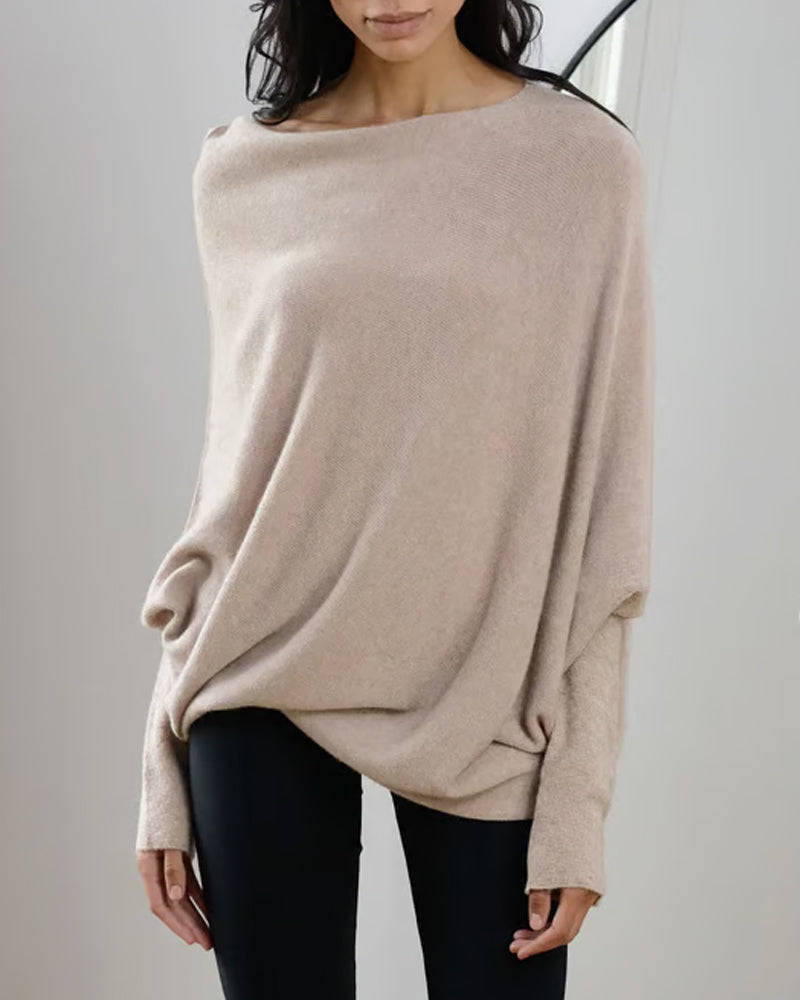 VÊtement Maille Asymétrique Drappé Et Innovant