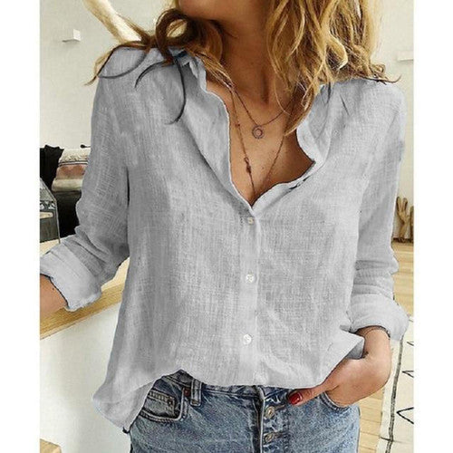 Chemise Ample à Manches Longues
