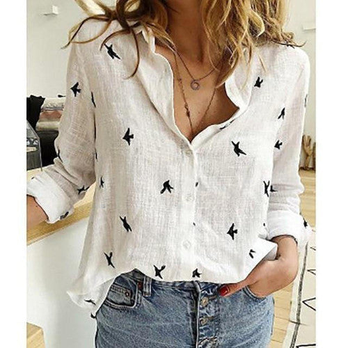 Chemise Ample à Manches Longues