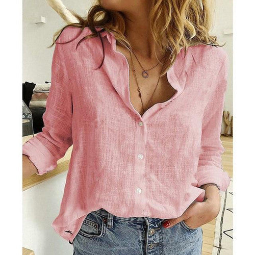 Chemise Ample à Manches Longues
