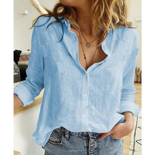 Chemise Ample à Manches Longues