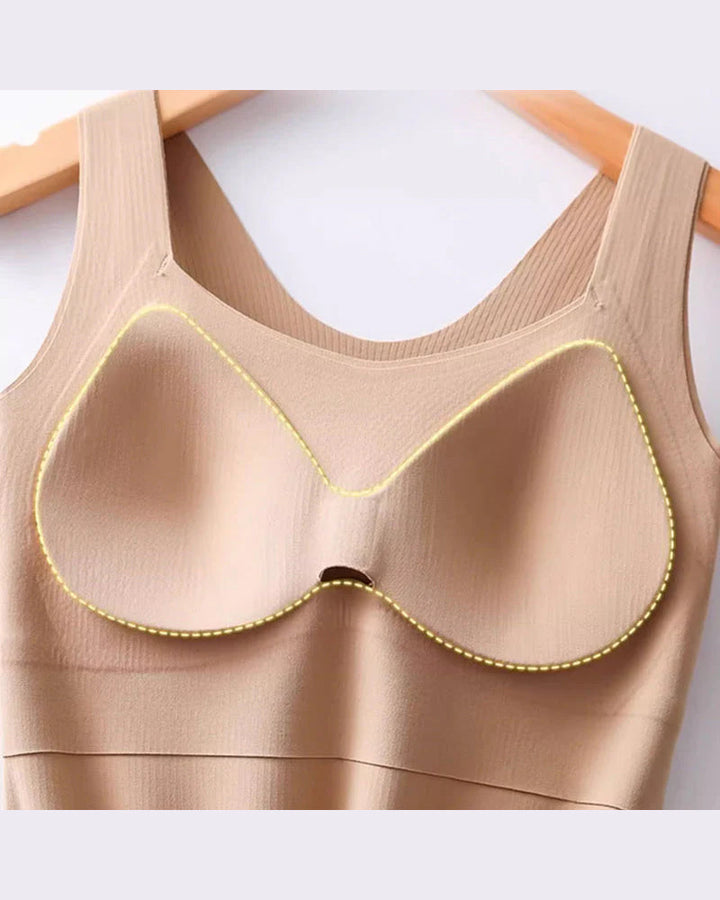 Bra Femmes Maillots De Corps Thermiques Avec Intégré