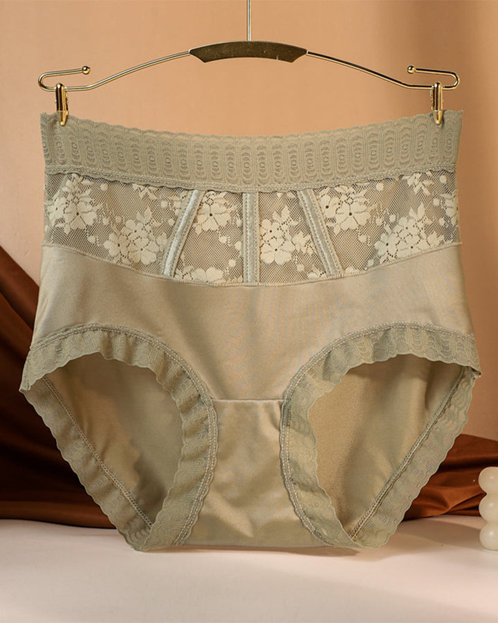 Culotte Taille Haute En Dentelle Pour Femmes