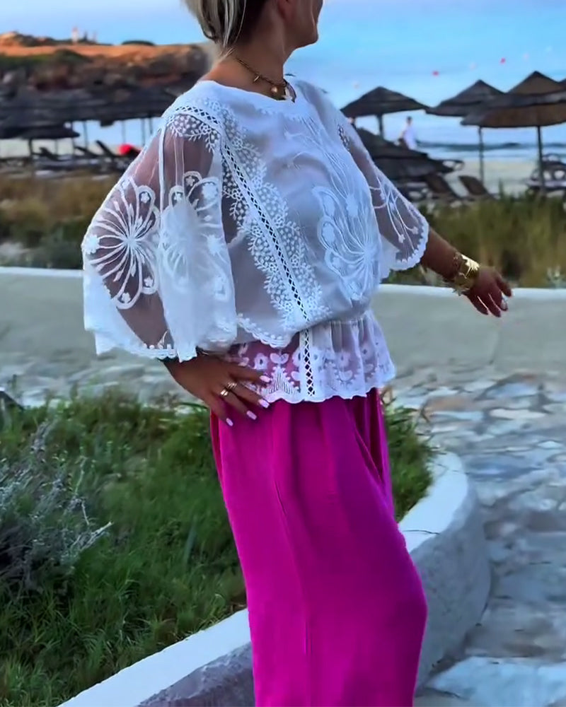 Blouse Unie Tendance