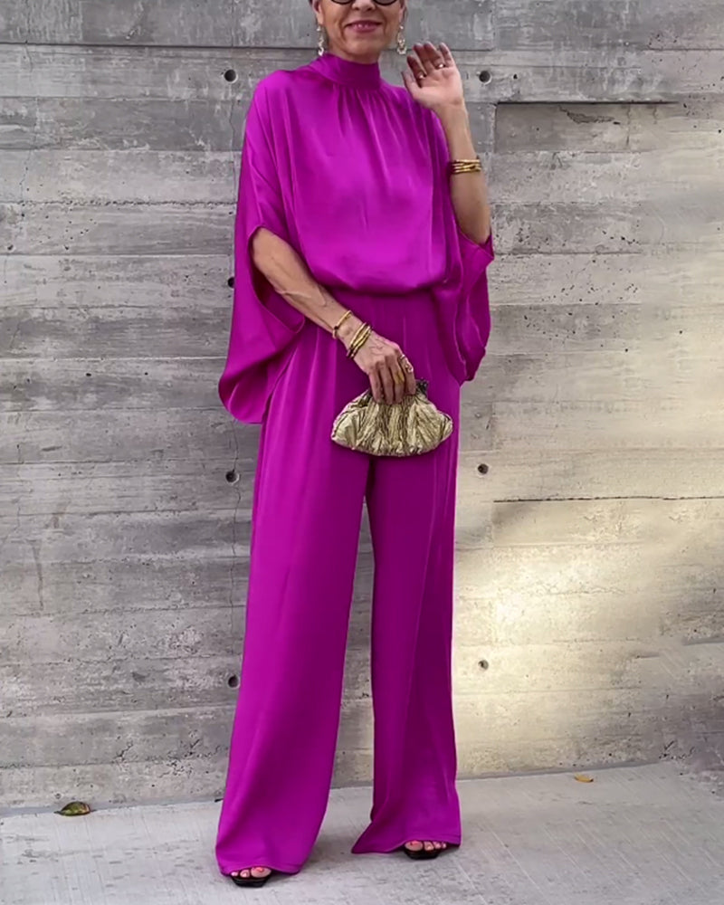 Ensemble de design élégant de couleur unie