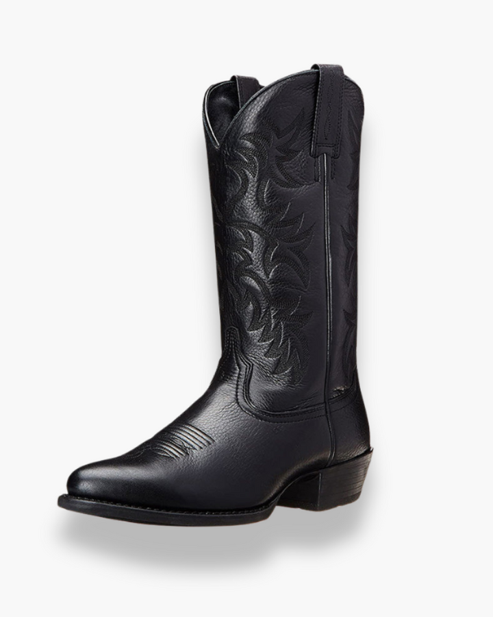Béatrice | Bottes de cowboy western noires pour femme