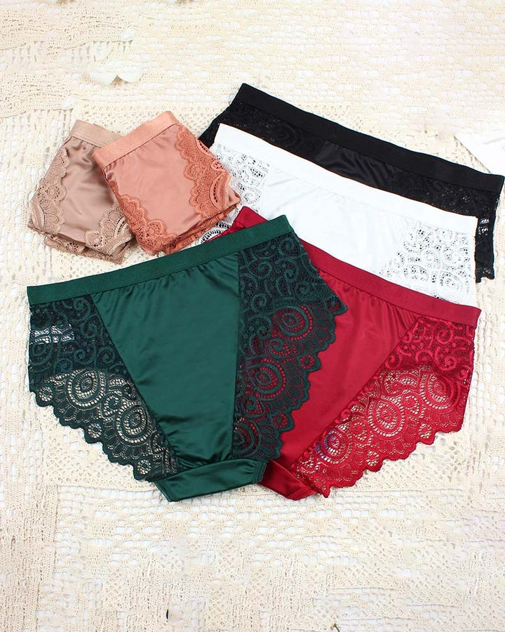 Set De Culottes Femme À Taille Haute En Couleurs Contrastées