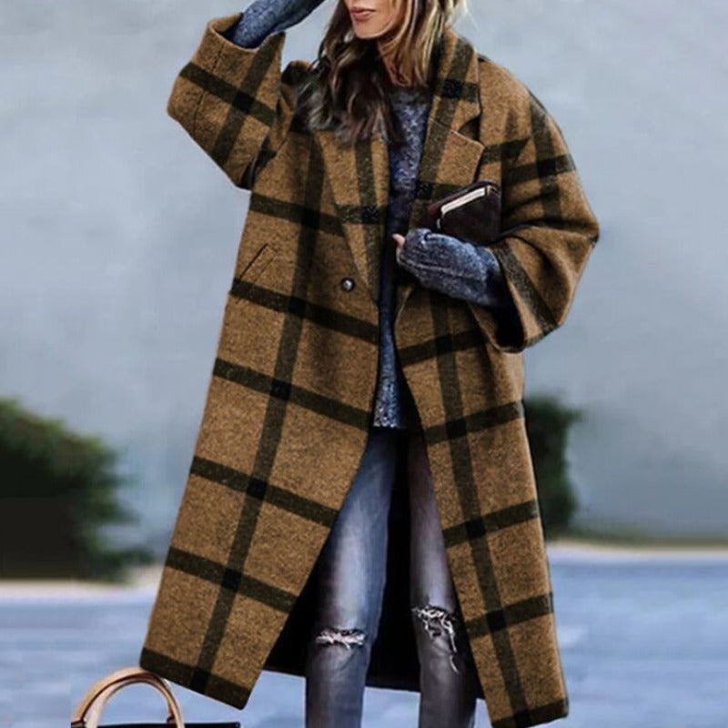 Murphy | Manteau long décontracté avec chaleur printanières pour femme