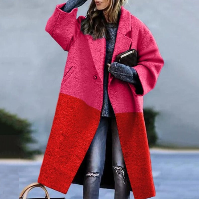 Murphy | Manteau long décontracté avec chaleur printanières pour femme